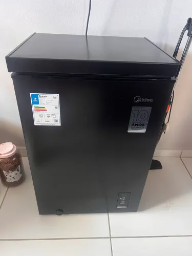 Freezer Midea 100l Preta 
