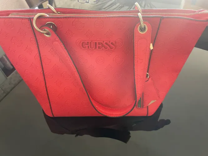 Bolsa Guess Red Double Handles