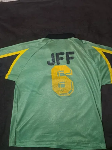 Camisa oficial seleção Jamaica Kappa anos 90 tamanho GG para colecionadores