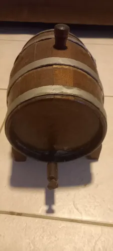 Barril madeira decoração antigo 