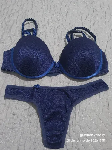 Lingerie Azul Marinho
