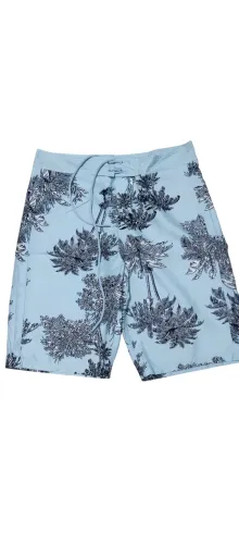 Bermuda Tactel Estampa Coqueiro Beach Wear Luigi Bertolli Tam. P