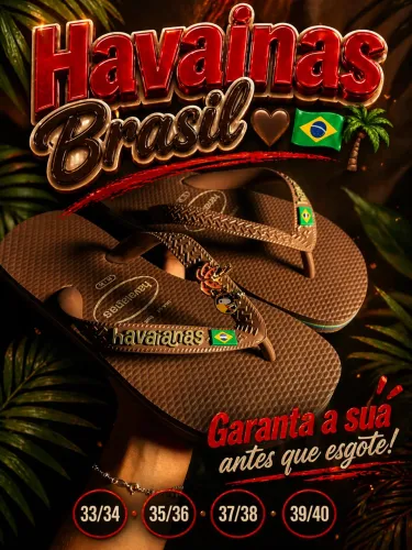 Havaianas Brasil marrom 