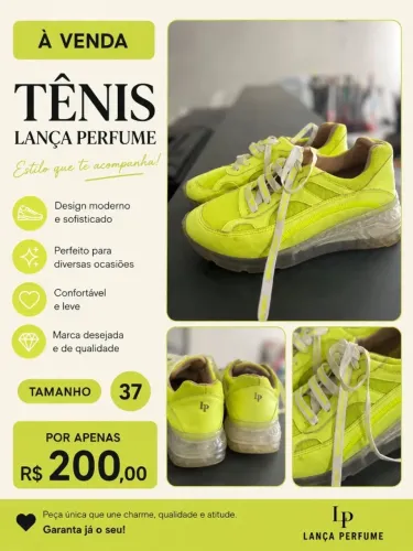 Tênis lança perfume