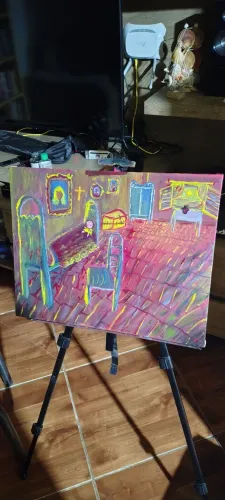 Quadro pintura a óleo