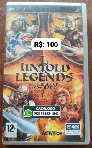Untold Legends Brotherhood Of The Blade = R$: 100