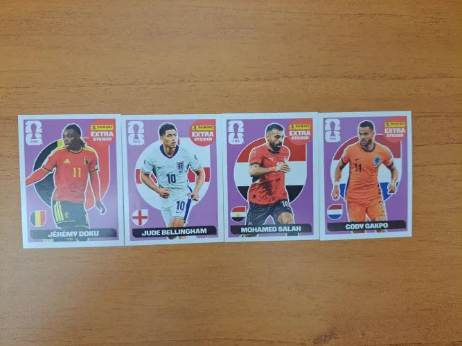 LEGENDS- REGULARES- SALAH- BELLINGHAM- DOKU- GAKPO- FIGURINHAS COPA DO MUNDO 2026