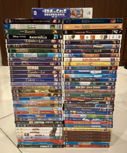 DVD Desenho Walt Disney e Outros 69 Filmes Original