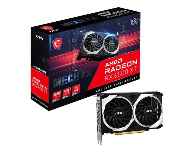 RX6500 xt MSI AMD RADEON 4GB