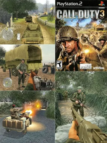 Call of Duty 3 PlayStation 2 CD