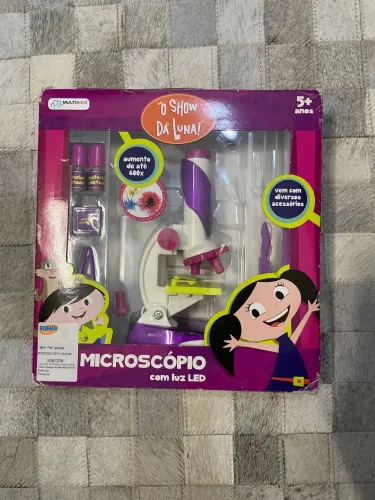 Microscópio com luz Show da Luna 