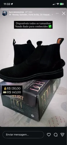 Bota dom Diego  todos os tamanhos 