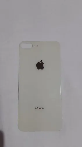 Tampa Traseira De Vidro Compatível iPhone 8 Plus cor bege