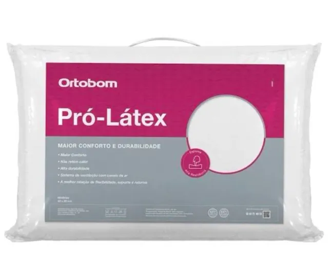 Travesseiro Pro Latex Ortobom (Usado 3 noites)