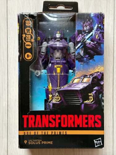 FIGURA TRANSFORMERS TRA GEN DLX SOLUS PRIME ***PRODUTO NOVO ABERTO***