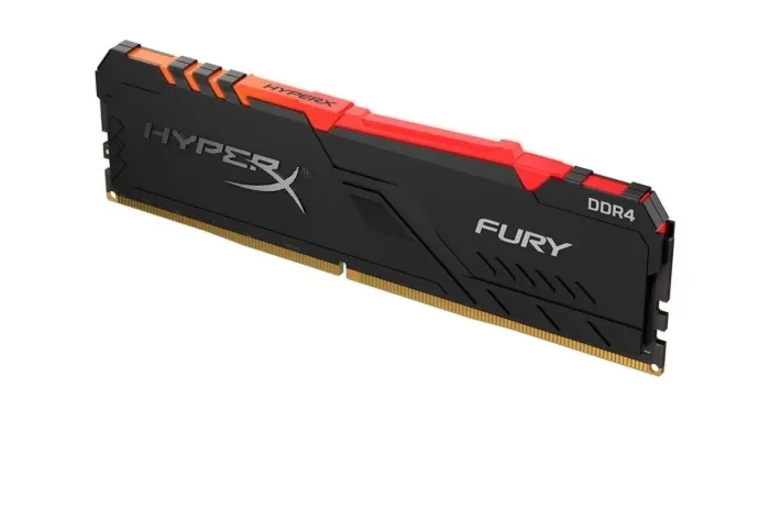 Memória HyperX Fury RGB, 8GB, 3000MHz, DDR4, CL15, Preto