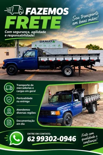 Frete caminhão 3/4 Nova Veneza e região de Goiânia