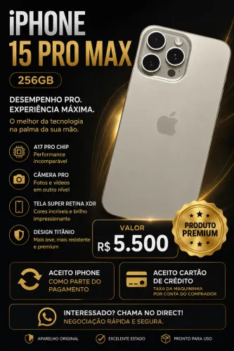 iPhone 15 pro Max todo original 