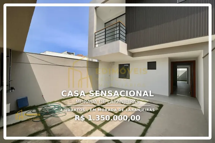 Não Perca: Linda Casa com Jardim de Inverno em Morada de Laranjeiras!