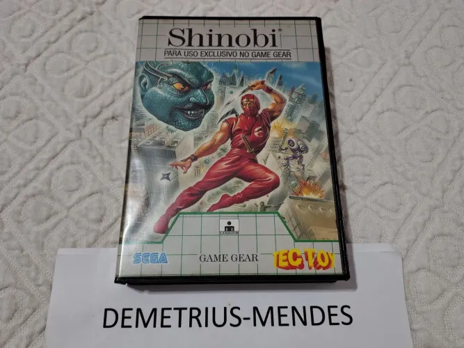 Tectoy Shinobi do Game Gear - Completo!