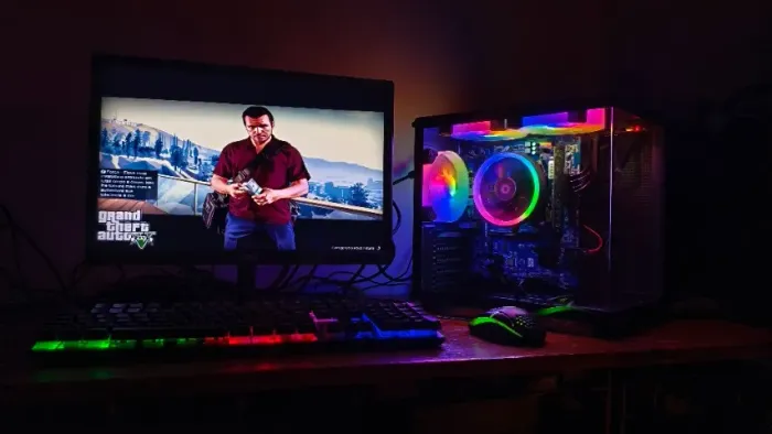 PC Gamer Ryzen 5 5650 - 16GB RAM - Nvme - Monitor 20" + 15 Jogos