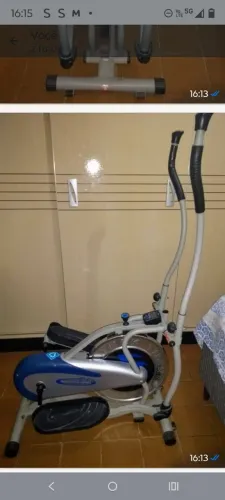 Elíptico aparelho de ginástica