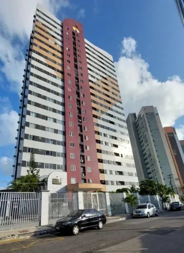 Apto. no Cond. Atlântico Sul, próx. Hospital do Coração e Grand Shopping, andar alto, 52,6