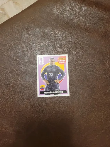 Figurinha Extra Sticker Moisés Caicedo Regular Copa 2026