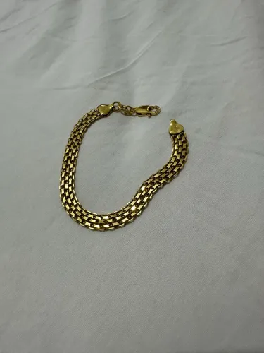 Corrente de prata (banhado a ouro)