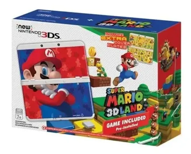 New 3DS Super Mario 3D Edition Novo - Dual IPS (muito raro)