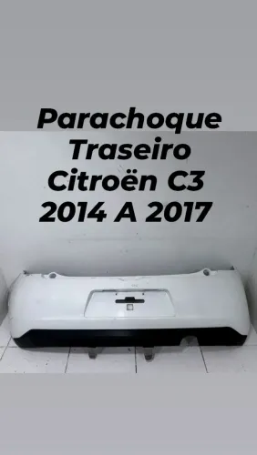 Parachoque traseiro Citroën C3 2014 A 2017 original 