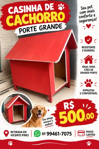 Casinha de cachorro 