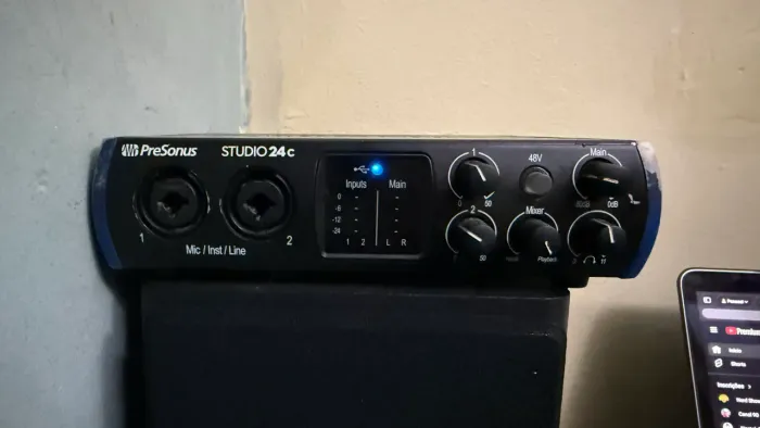 Interface de audio presonus studio 24c