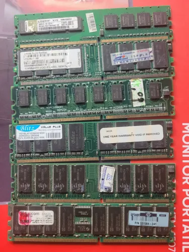 Lote memoria ram ddr1 pc 512 256