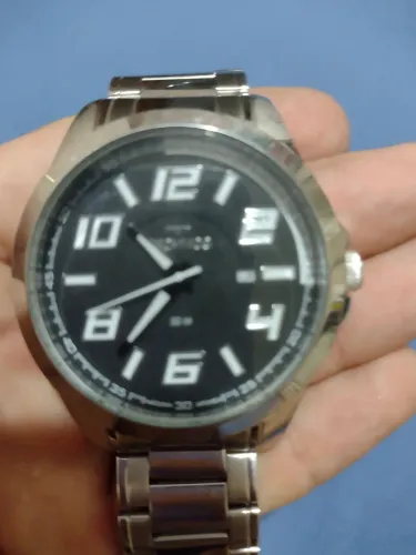 Relógio Masculino Technos Racer Prata 2115KNE - Na Caixa (Estado de Novo)