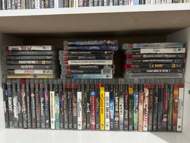 Coleção de jogos ps3