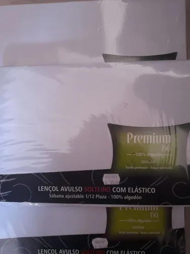 Lençol e fronha 100% algodão 