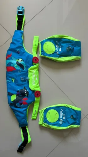 Colete de Natação Infantil Nabaiji + Braçadeiras | Segurança para Crianças