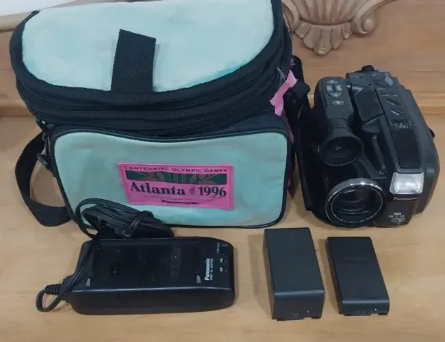 Filmadora Panasonic NV-AL35 \ JDM japonês NTS-C - OLIMPÍADAS Atlanta 1996 \Comemorativa