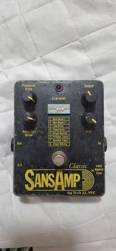 Pedal sansamp classic dos anos 90