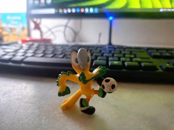 Boneco Mascote Copa 94 Ararajuba Petrobrás Brasil
