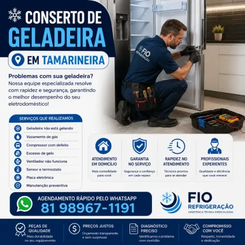 Conserto de Geladeira em Tamarineira