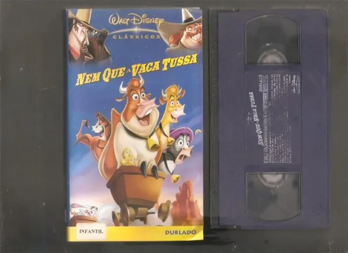 VHS NEM QUE A VACA TUSSA - ORIGINAL - WALT DISNEY - DUBLADO