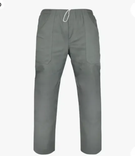 Calça masculina de brim para trabalho 