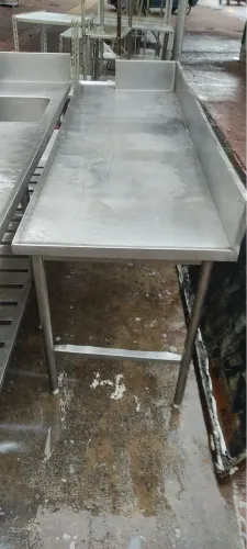 Pia inox concretada