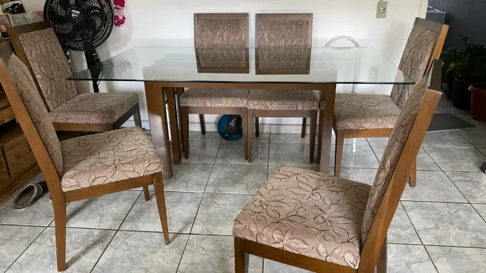 Mesa Jantar com 6 cadeiras