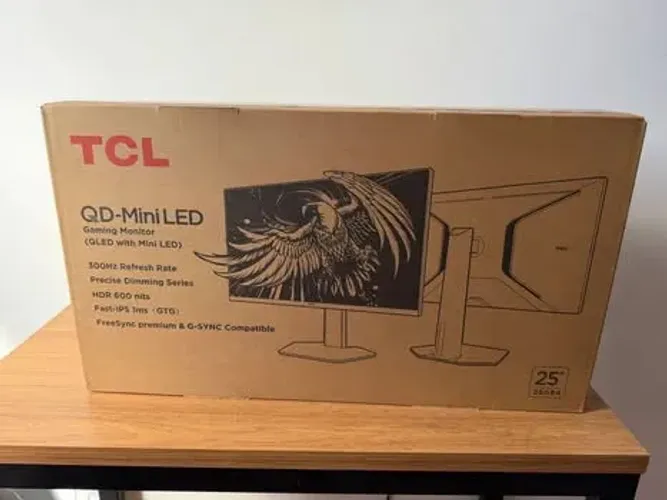 Monitor Gamer TCL QD Mini LED 25", 300Hz (LACRADO) (NOTA FISCAL)