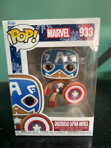 Funko Pop! Capitão América biscoito de Natal #983