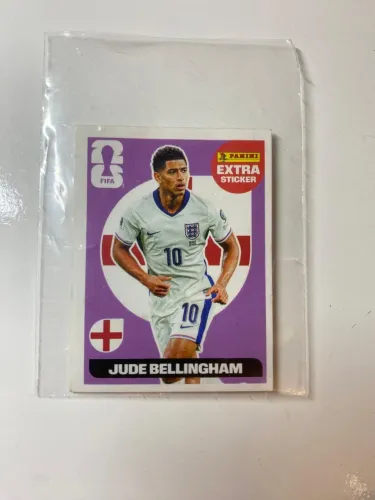 Figurinha Extra Sticker Regular Jude Bellingham - Copa do Mundo FIFA 2026 Panini-Original
