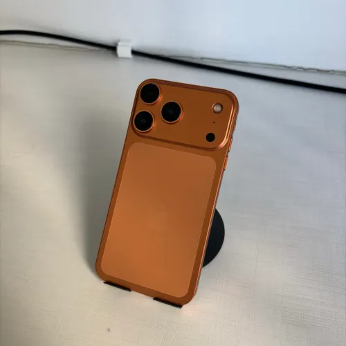 iphone xr 128gb estilo 17 pro laranja